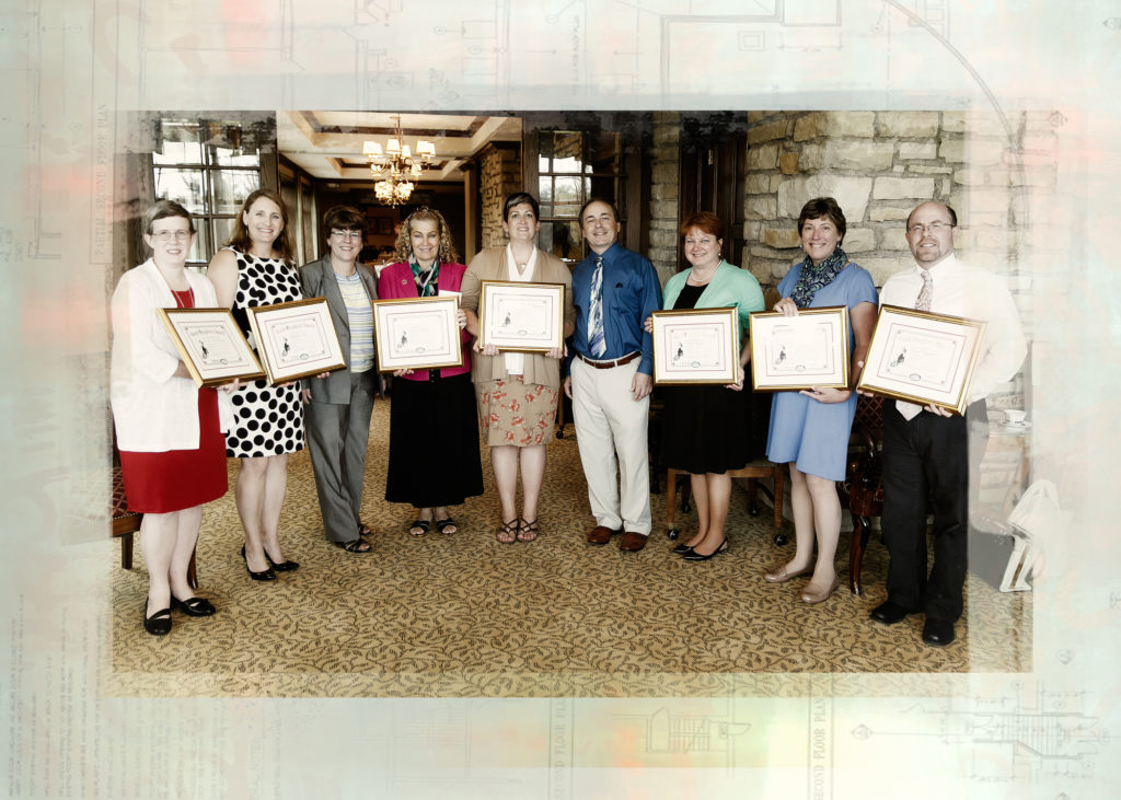 Good Shepherd Award Winners 2013 with Jay Yakich and Jan Drzewiecki, of the Mary Alice Yakich Educational Foundation